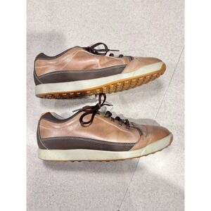 FootJoy FJ Contour Casual 54222 Brown‎ Golf Shoes Spikeless Leather Men's 12 M